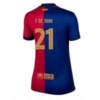 Camisa de time de futebol Barcelona Frenkie de Jong #21 Replicas 1º Equipamento Feminina 2024-25 Manga Curta